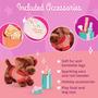 Imagem de Conjunto de acessórios Glitter Girls Holiday Puppy com pelúcia de 6 polegadas