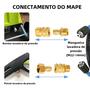 Imagem de Conjunto De Adaptador De Lavadora De Pressão De Latão De 1/4 Polegada M22-14mm 15mm Conexão Rápida