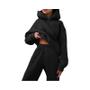 Imagem de Conjunto de Agasalho Feminino Plus Size - Moletom com Capuz e Calças para Outono