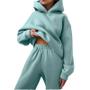 Imagem de Conjunto de Agasalho Feminino Plus Size - Moletom com Capuz e Calças para Outono
