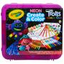 Imagem de Conjunto de arte Crayola Trolls World Tour Neon com mais de 70 suprimentos para crianças