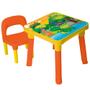 Imagem de Conjunto de Atividades Mesinha com Cadeira Infantil Didático Turma do Dino 490 Monte Libano