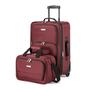 Imagem de Conjunto de bagagem Amazon Basics Carry On de 23 polegadas com sacola vermelha