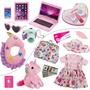 Imagem de Conjunto de bagagem de viagem Doll Suitcase Windolls de 18 polegadas com acesso.