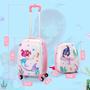 Imagem de Conjunto de Bagagem VLIVE Kid com Rodas para Meninas - Mala de 16 Polegadas com Mochila