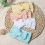 Imagem de Conjunto de Bandanas e Tiaras de Bebê - Elástico, Macio e com Laço
