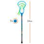 Imagem de Conjunto de bastões de lacrosse Franklin Sports Venom Kids Blue 34