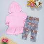 Imagem de Conjunto de Bebê Rosa Claro Cute Bear - Moletom para Meninas