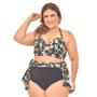 Imagem de Conjunto de Biquini Plus Size Conforto com Saia 2 em 1 Até o 56