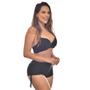 Imagem de Conjunto de Biquini Preto Shorts Bionda Suquini