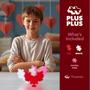Imagem de Conjunto de blocos de construção de quebra-cabeça 3D PLUS PLUS I Love You Hearts