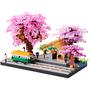 Imagem de Conjunto de blocos de construção LUKHANG Japanese Cherry Blossom Train