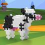 Imagem de Conjunto de blocos de construção PLUS PLUS, estatueta de animais 3D Cow Kids