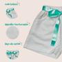 Imagem de Conjunto de Blusa com Strass/Brilho e Shorts Branco com Fita