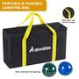 Imagem de Conjunto de Bolas de Bocha Aivalas 107mm - 8 Bolas de Resina, Pallino e Bolsa