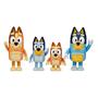 Imagem de Conjunto de bonecos Bluey and Family 4, pacote de 2,5-3 polegadas