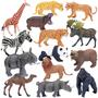 Imagem de Conjunto de Bonecos BOLZRA Safari Animals - Brinquedo para Crianças e Bebês