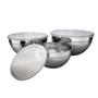 Imagem de Conjunto de Bowls com Tampa Euro Home German em Inox - 3 Pecas - hauskfrat