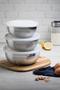 Imagem de Conjunto De Bowls Com Tampa Prática Golden Inox