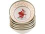 Imagem de Conjunto de Bowls de Cerâmica Alleanza Natal Ho Ho Ho 300ml 6 Peças