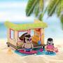 Imagem de Conjunto de brinquedos Dollhouse Li'l Woodzeez Sunshine Tiki Hut Beach 3+