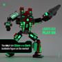 Imagem de Conjunto de Brinquedos JITTERYGIT Mech - Robôs de Construção com Brilho no Escuro