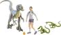 Imagem de Conjunto de Brinquedos Jurassic World Humano & Dino Pack Yasmina Yaz & Velociraptor