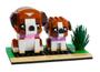 Imagem de Conjunto de brinquedos LEGO BrickHeadz Saint Bernard para cães e cachorros 40543