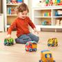 Imagem de Conjunto de Brinquedos Melissa & Doug - Veículos de Construção Pull-Back (9m+)