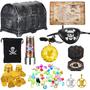 Imagem de Conjunto de Brinquedos Pirata com 73 Peças - Ideal para Festa de Halloween