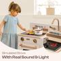 Imagem de Conjunto de brinquedos Play Kitchen ROBOTIME com luzes e sons para crianças a partir de 3 anos