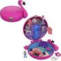 Imagem de Conjunto de brinquedos Polly Pocket Compact Flamingo Floatie com 2 bonecas