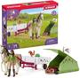 Imagem de Conjunto de Brinquedos Schleich Horse Club - Aventura no Camping da Sarah (23 Unidades)