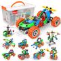 Imagem de Conjunto de Brinquedos STEM Arovan 10 em 1 - Kit de Construção Elétrica com Caixa de Armazenamento