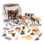 Imagem de Conjunto de brinquedos Terra by Battat 60 unidades Country World Farm Animals 3+