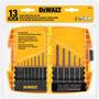 Imagem de Conjunto de brocas DEWALT Black Oxide com ponta piloto de 13 peças