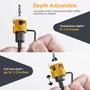 Imagem de Conjunto de Brocas Escareadas LEOMAUNYX com Depth Stop - 5 + 10 Unidades