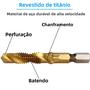 Imagem de Conjunto De Brocas HSS Multi-Tamanho STONEGO Para Marcenaria M3 M4 M5 M6 M8 M10 Combinação Métrica