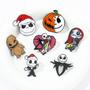 Imagem de Conjunto de Broches de Pesadelo Antes do Natal - Jack Skellington e Sally - Pin Esmaltado