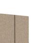 Imagem de Conjunto de Cabeceira Painel Cama Box Laura II Solteiro 0,90 cm com Proteção Lateral Linho Palha