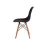 Imagem de Conjunto De Cadeiras Charles Eames Eiffel DSW Preto 4 Peças