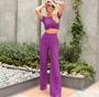 Imagem de Conjunto de Calça com Cropped Lesie Fúcsia   Luxx TAM M
