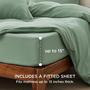 Imagem de Conjunto de Cama Bedsure Queen 4 Peças - Capa de Edredom e Lençol com Elástico