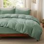 Imagem de Conjunto de Cama Bedsure Queen 4 Peças - Capa de Edredom e Lençol com Elástico