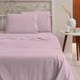 Imagem de Conjunto de Cama de Algodão Casal 200 Fios 3 Peças Ponto Palito