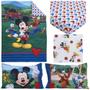 Imagem de Conjunto de cama infantil Disney Mickey's Big Adventure 4 peças