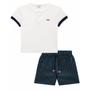 Imagem de Conjunto de Camisa em Suedine e Bermuda em Sarja Stretch com Elastano -LucBoo