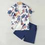 Imagem de Conjunto de Camisa Masculina - 2 Peças, Manga Curta, Estilo Cavalheiro - Ideal para o Verão