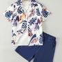 Imagem de Conjunto de Camisa Masculina - 2 Peças, Manga Curta, Estilo Cavalheiro - Ideal para o Verão