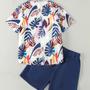 Imagem de Conjunto de Camisa Masculina - 2 Peças, Manga Curta, Estilo Cavalheiro - Ideal para o Verão